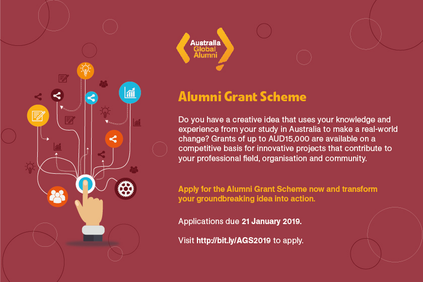 Call for Applications: Alumni Grant Scheme 2019 Round 1